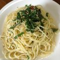 減塩パパ's cooksnap of when they made さっぱり❤梅と大葉の冷たいパスタ❤.