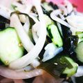 Ｓuuu's cooksnap of when they made キュウリとわかめと玉葱のサッパリ酢の物.