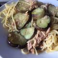 kotakeekatoo's cooksnap of when they made ほんだし入れて混ぜるだけ☆和風パスタ.