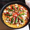 アビヨン's cooksnap of when they made フライパンでパエリア♪shokenママ流.