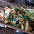 gomadachs's cooksnap of when they made 小松菜キムチーズ.