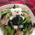 ＊憂菜＊'s cooksnap of when they made 簡単！牛肉と小松菜のおろしのっけ盛り.