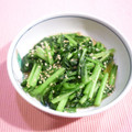 クレイプメートル's cooksnap of when they made 小松菜の炒めゴマ和え.