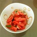 になぱぱ's cooksnap of when they made トマトと大葉のポン酢づけ.