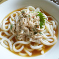 Machalin's cooksnap of when they made 冷たいうどん✿ささみと梅.