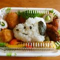 おもっちー☆'s cooksnap of when they made ごはんと海苔で！スヌーピーキャラ弁.