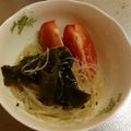 パンプキンチャボ's cooksnap of when they made わかめと梅の中華春雨サラダ☆.