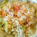 かくりくん's cooksnap of when they made 簡単美味！！蟹レタスチャーハン！！.
