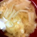 yuriko1022's cooksnap of when they made かんぴょうの味噌汁☆卵とじ.