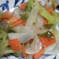 クレア53's cooksnap of when they made 紫玉ネギと海老のガーリック炒め.