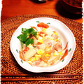 いなもキッチン's cooksnap of when they made トマ卵しめじ簡単炒め.