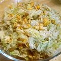 桃さる's cooksnap of when they made コーンツナマヨ醤油千切りキャベツサラダ.
