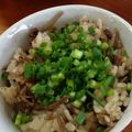 まなっぺ☆'s cooksnap of when they made 生姜たっぷり♪牛ごぼうご飯☆.