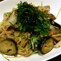 ずっかさん's cooksnap of when they made 水菜ときのこのパスタ.
