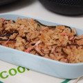 noborifuji's cooksnap of when they made 塩昆布と桜エビの炊き込みご飯.