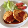 こけまめ's cooksnap of when they made 肉なし！緑黄色野菜の豆腐ハンバーグ♪.