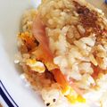 SNOWQUEENs's cooksnap of when they made おうちにあるもので♪簡単ライスバーガー.