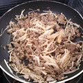 せとさとみ's cooksnap of when they made おつまみにも♪挽肉とえのきの醤油炒め.