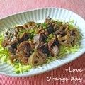 オレンジデイ's cooksnap of when they made 砂肝とレンコンの五香粉味噌煮.