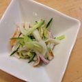 コルとチョコ's cooksnap of when they made 新玉＆きゅうりのピリ辛サラダ☆.