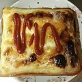 ひととせ305's cooksnap of when they made マヨ好き集まれ！アレンジ食パン.