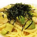 keko2's cooksnap of when they made めんつゆで♪アボカドの和風わさびパスタ.