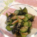 はちタロウ's cooksnap of when they made 簡単 きゅうりとワカメの酢の物.