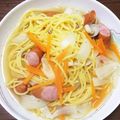 cookpad少女's cooksnap of when they made 面倒くさがり屋の簡単スープパスタ★.