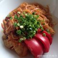 HAREL's cooksnap of when they made 混ぜるだけ♥豚キムチ乗っけ♥本格ビビン麺.