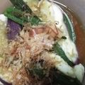 ぽきぃ's cooksnap of when they made 簡単電子レンジでなすとおくらの麺つゆあえ.