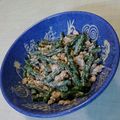 LeoAndMona's cooksnap of when they made ★いんげんと鶏ひき肉の和風マヨサラダ★.