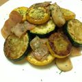 お豆天使's cooksnap of when they made 簡単☆ズッキーニ・ベーコンのソテー.