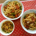 airi777's cooksnap of when they made 焼うどん☆醤油味で♬.