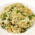 papikun's cooksnap of when they made 焦がし醤油のレタスチャーハン.