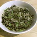3姉妹ちゃんママ's cooksnap of when they made ◎大根（かぶら）の葉っぱで簡単おつまみ◎.