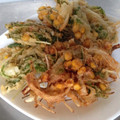 わんめぐ's cooksnap of when they made 水菜と玉ネギのかき揚げ.