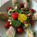 ちゃもはむ's cooksnap of when they made カニカマとアボカドとシソの生春巻き.