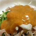 はる01060219's cooksnap of when they made バンバンジーそうめん★.