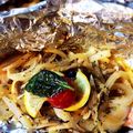スッコちゃん's cooksnap of when they made 熱々ドレッシングで★サーモンのホイル焼き.