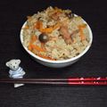 ぼたぼた's cooksnap of when they made お手軽☆さんま蒲焼き缶で炊き込みご飯.