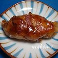 まほねぇ's cooksnap of when they made 里芋の煮物が余ったら☆豚肉巻き♪.