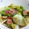 ふにゃぺん's cooksnap of when they made ベーコンレタス醤油炒め de つゆだく丼.
