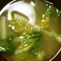 のぞ助's cooksnap of when they made サラダ菜の味噌汁.
