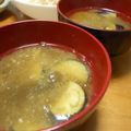 まゆみ母ちゃん's cooksnap of when they made とろろ昆布とナスの味噌汁.