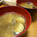 まゆみ母ちゃん's cooksnap of when they made とろろ昆布とナスの味噌汁.