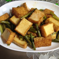 rerenママ's cooksnap of when they made 簡単★厚揚げ＆にんにくの芽のオイマヨ炒め.