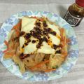 gomadachs's cooksnap of when they made うどんde納豆キムチグラタン.