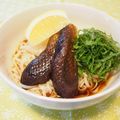 バカリャウ's cooksnap of when they made 揚げナスおろしぶっかけうどん.