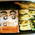 マイくんのママ's cooksnap of when they made ほっほ〜い！しんちゃん キャラ弁を旦那へ.