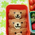 ♡ひな祭り♡'s cooksnap of when they made キャラ弁 リラックマ お稲荷さん.